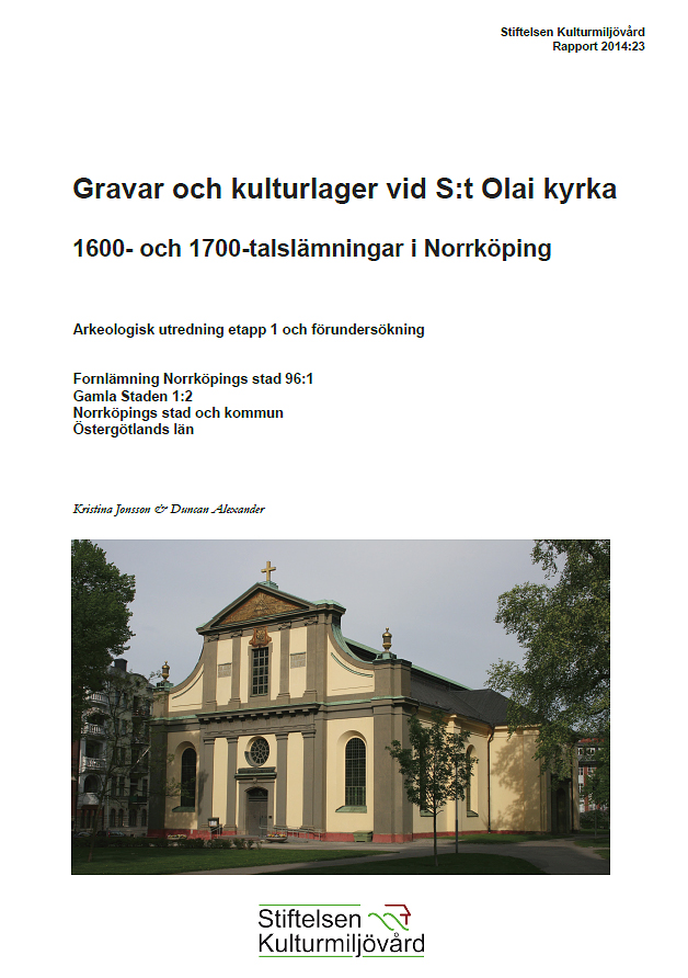 Gravar och kulturlager - rapport