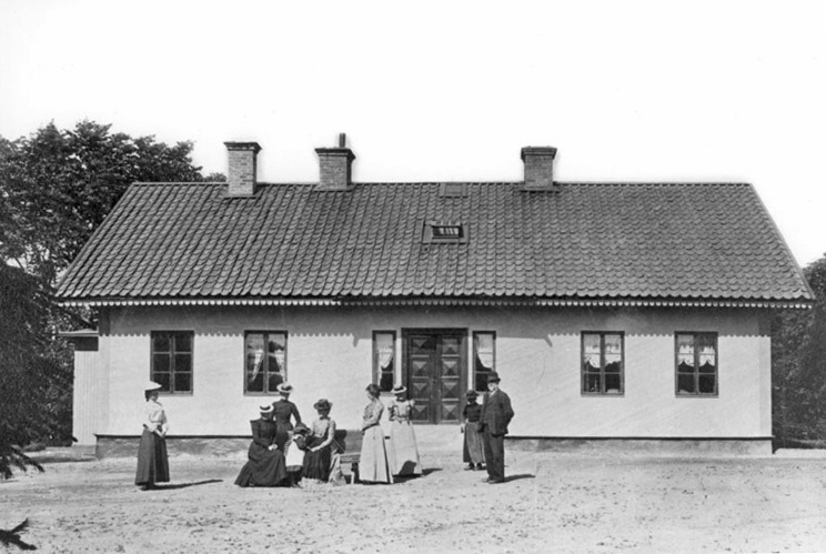 Holmstaskolan 1901. Okänd fotograf. Ur Norrköpings stadsmuseums samlingar