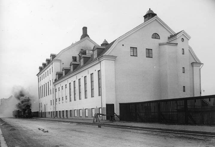 Kooperativa förbundets margarinfabrik på Tegelängsgatan. Okänd fotograf. Ur fotosamlingen Gamle Swartzens minnen, Norrköpings stadsarkiv