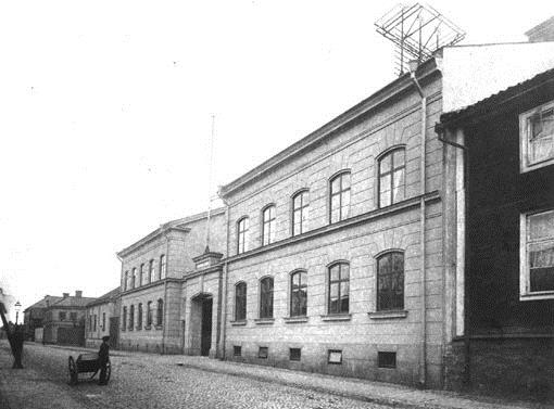 Norrköpings brandstation på Trädgårdsgatan 1897.
