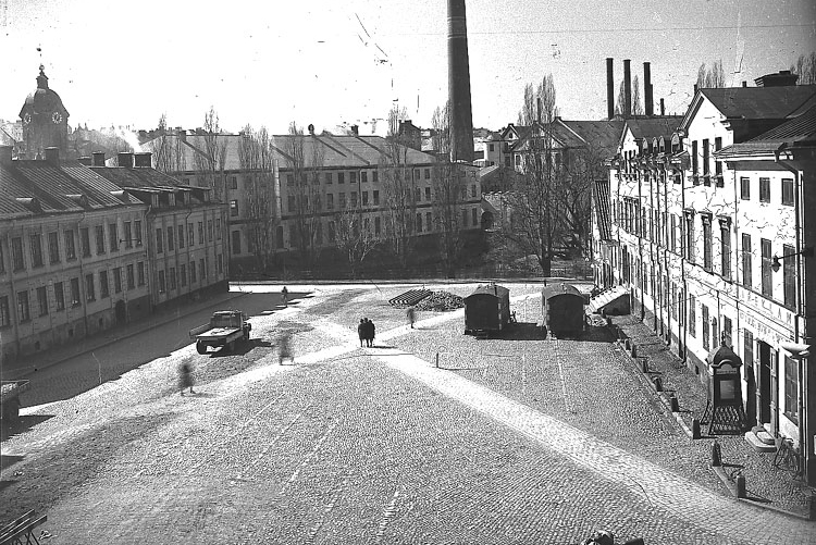 Gamla torget. Foto: Carl Werngren. Ur Norrköpings stadsmuseums samlingar