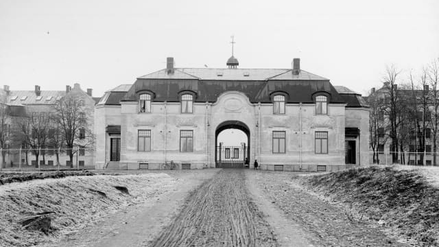 Sandbyhovs sjukhus. Ur Norrköpings stadsarkivs samlingar.