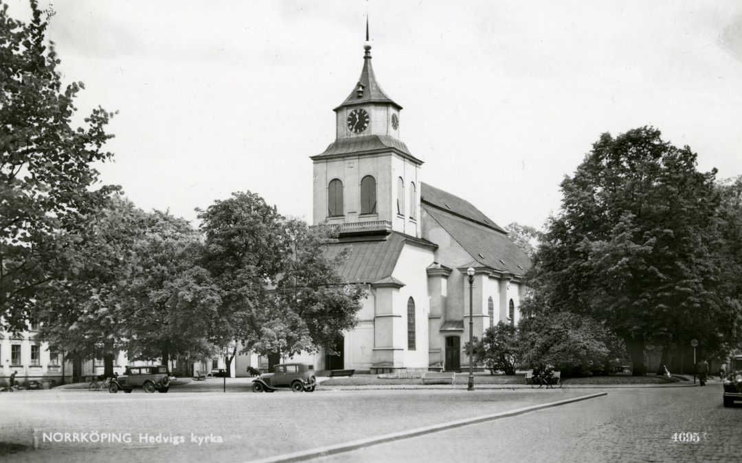 Hedvigs kyrka. Vykort 1941