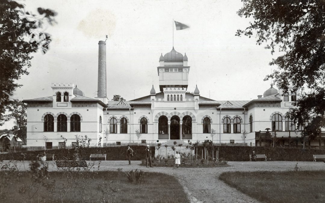 Kneippkuranstalten i kvarteret Braxen. Okänd fotograf. Ur fotosamlingen Gamle Swartzens Minnen, Norrköpings stadsarkiv