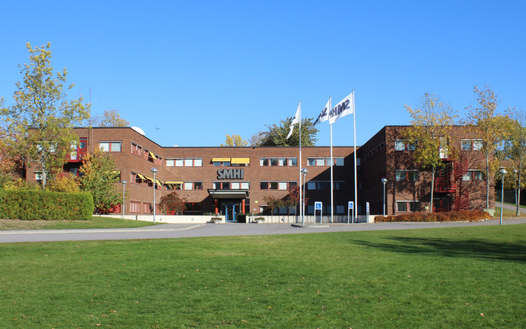 SMHI:s huvudkontor i kvarteret Taktpinnen 2018. Foto: Peter Kristensson/Klingsbergs Förlag