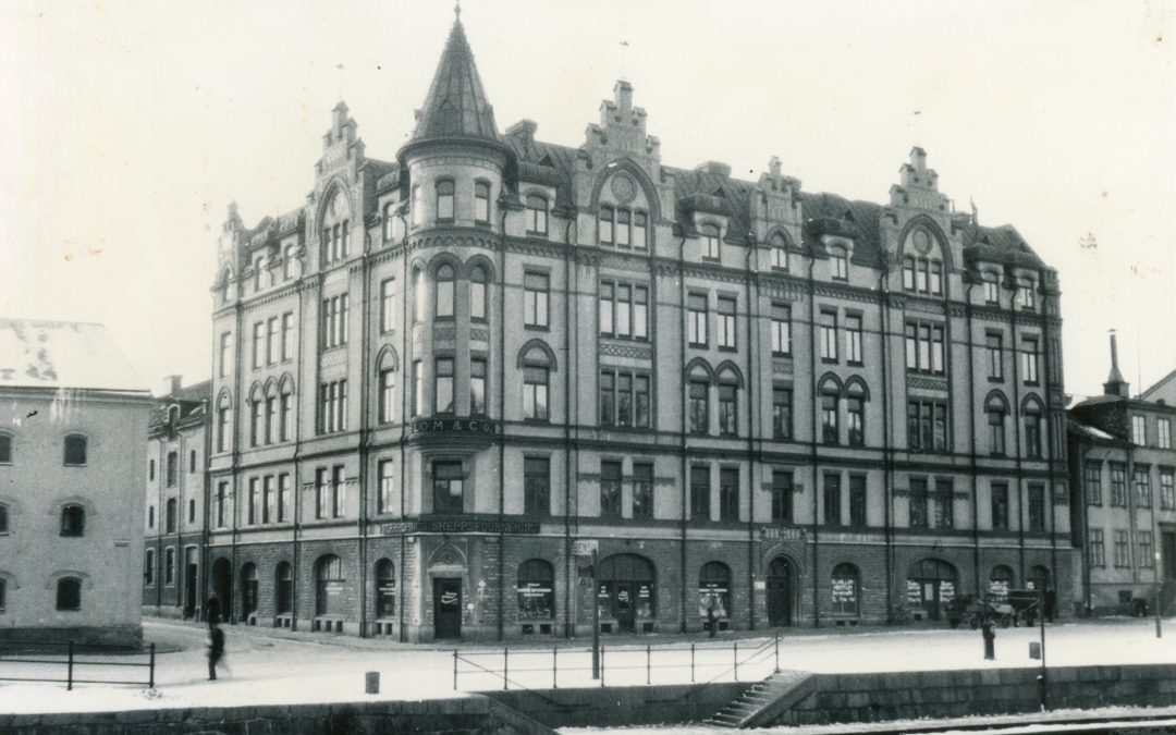 Kvarteret Vattenkonsten 1942. Okänd fotograf. Ur Norrköpings stadsarkivs samlingar