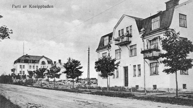 Villa Alfsol vid Odensgatan i kvarteret Kråkan. Ur fotosamlingen Gamle Swartzens minne i Norrköpings stadsarkiv