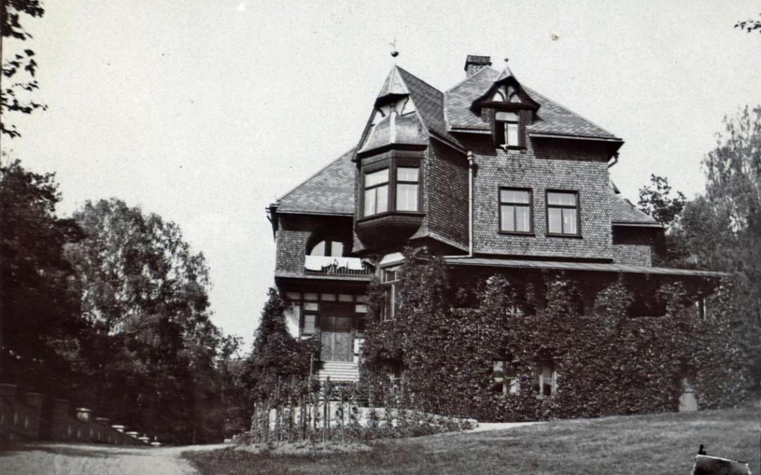 Villa Skoga 1920. Ur Kvillinge Föreningsarkivs samlingar