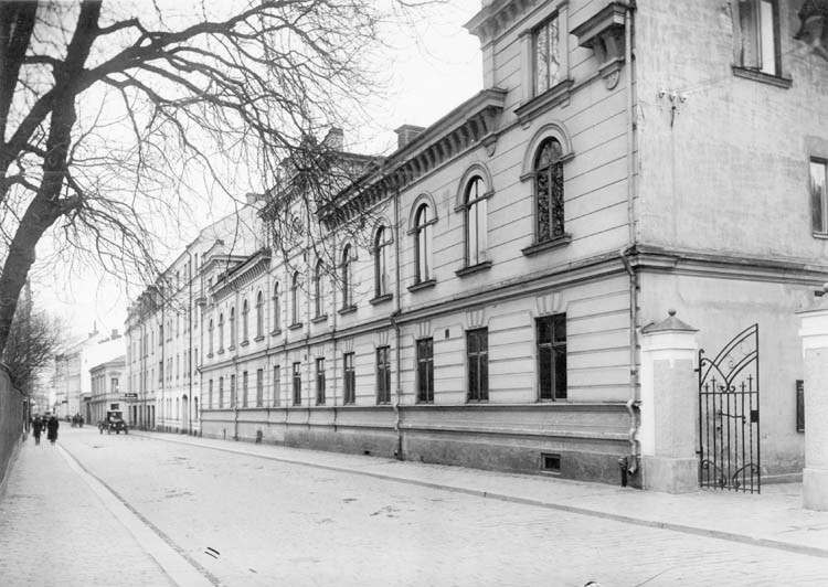 IOGT:s hus i kvarteret Asken 1923. Foto: Gustaf Lidberg. Ur Norrköpings stadsarkivs samlingar