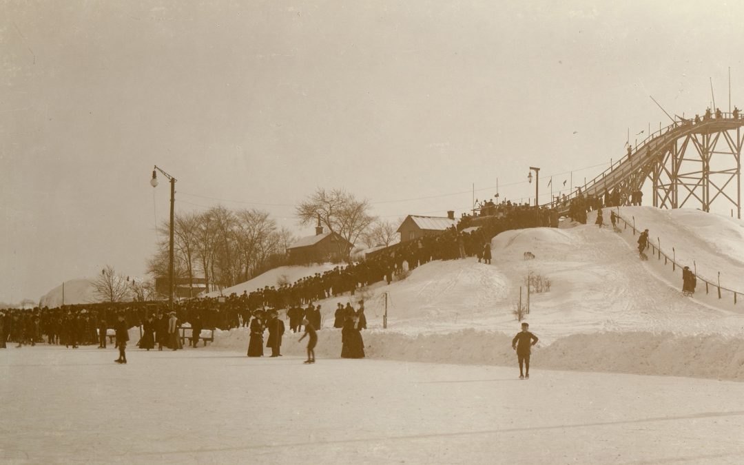 På is och snö i Norrköping för hundra år sedan