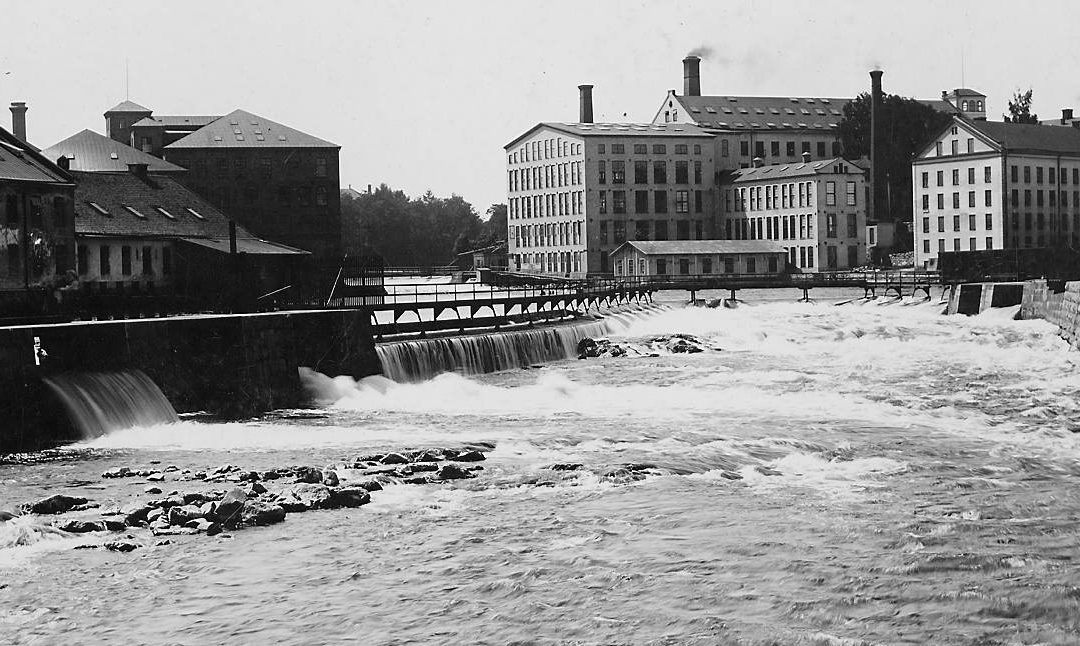 Motala ström föddes under stenåldern