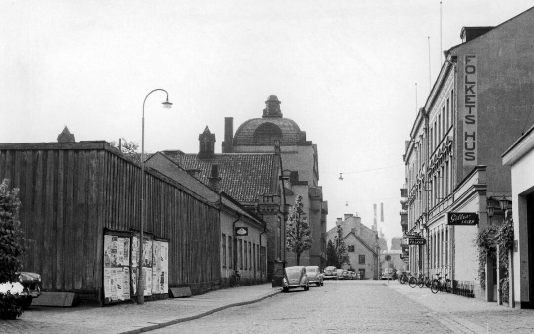 Vattengränden år 1954. Foto: Östergötlands Folkblad. Ur Östergötlands museums samlingar