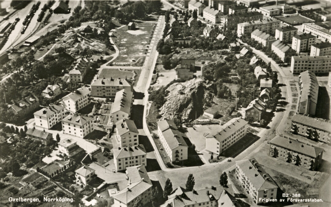 Arkitekttävling skapade trädgårdsstaden Oxelbergen